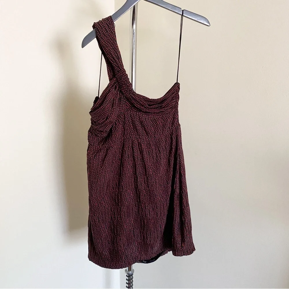 New Black and Red Alexis One Shoulder “Luksa” Mini Dress Sz Large - Picture 2 of 8